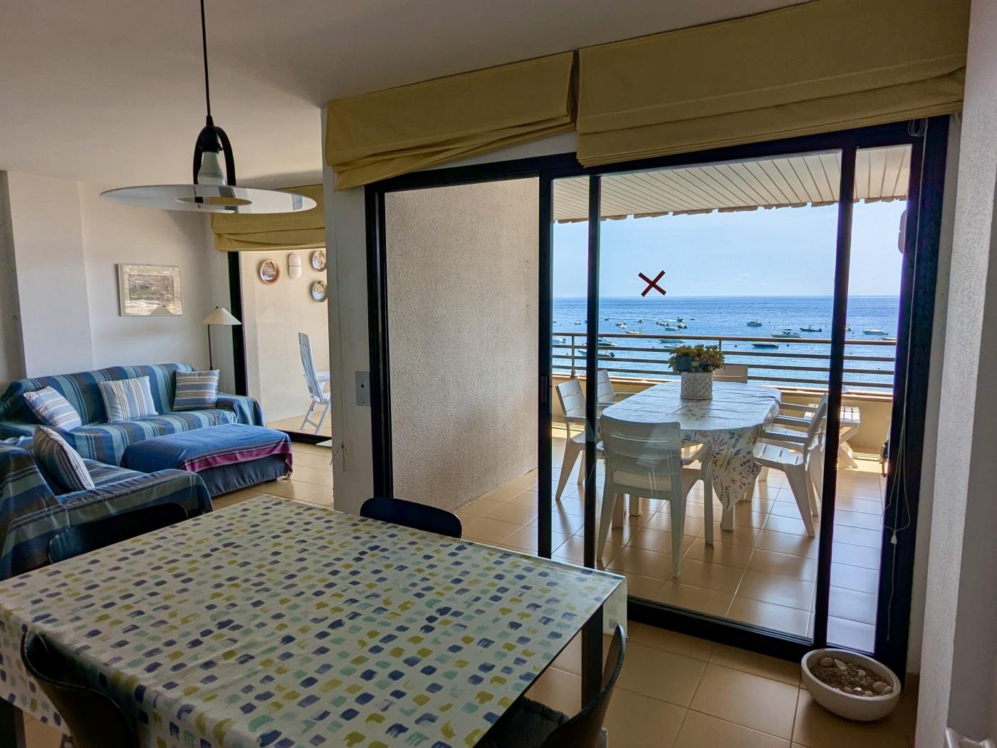 Apartment with Sea Views on the Beachfront in Tossa de Mar. in Tossa de Mar