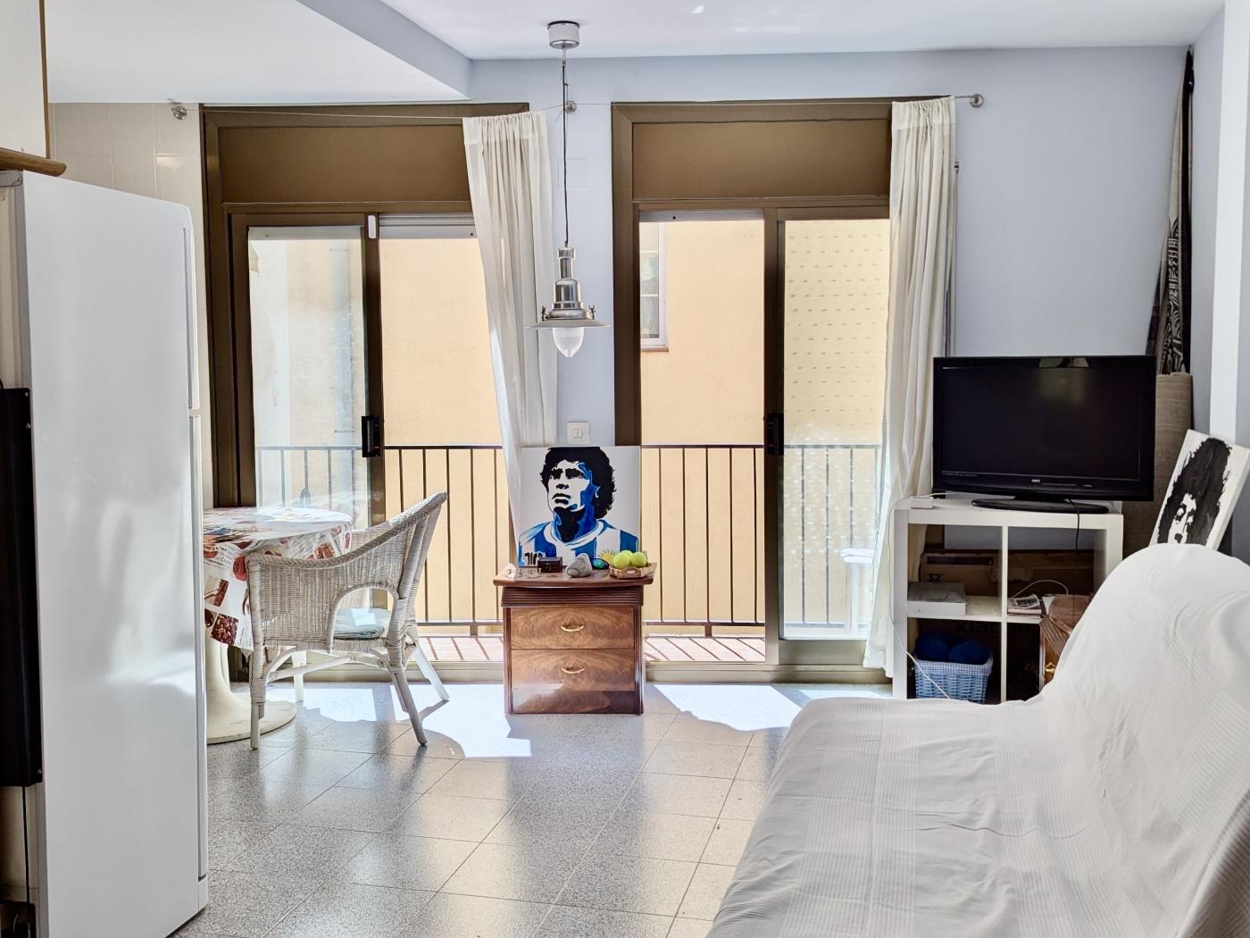 Appartement cosy 1 chambre avec balcon en plein centre-ville à Tossa de Mar